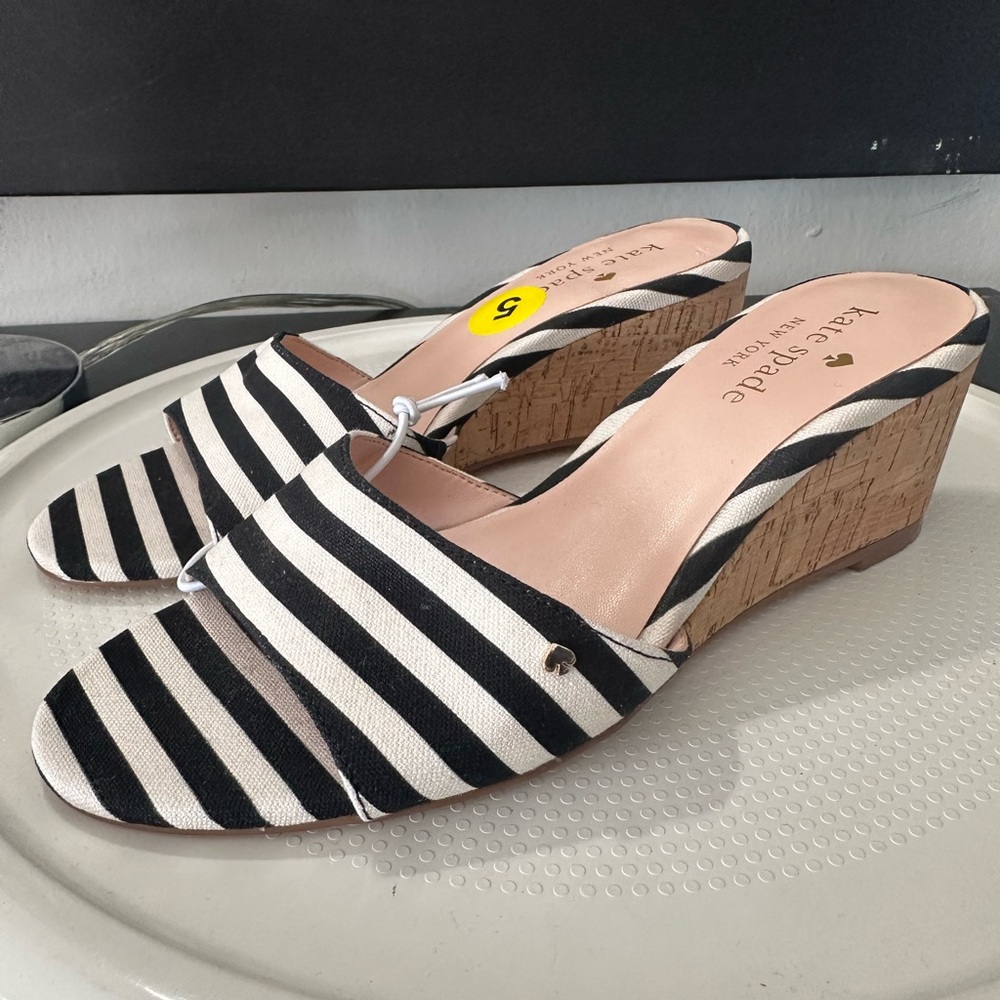 🆕Kate Spade MYRAH Cork Wedges Size 9.5